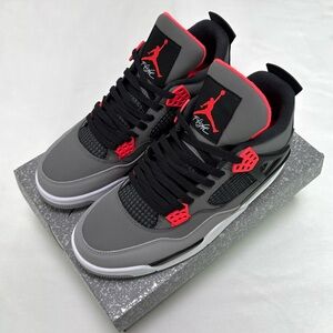 Brand New Retro 4 ‘Infrared’ -Men’s Fashion Sneakers Trainers Shoes